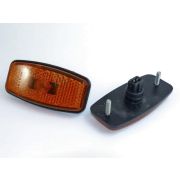 Фонарь габаритный LED оранж.(60мм под квадрат. разъем)
