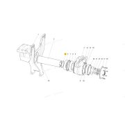 Кольцо уплотнительное SITRAK/HOWO  WG614130062 балансира