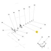 Шайба задней тормозной трещетки 38*25*3 HOWO, SITRAK ориг