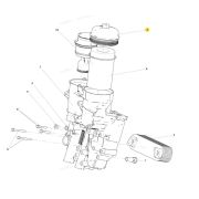 Крышка масляного фильтра с кольцом MC11 MC13 HOWO T5G