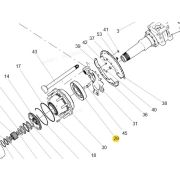 Кронштейн датчика ABS в сборе  8x4 SITRAK HOWO ориг
